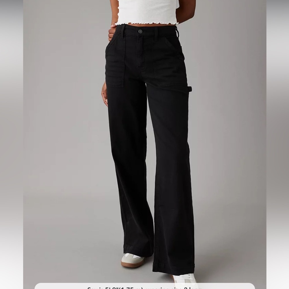 AE Dreamy Drape Woven Super High-Waisted Baggy Wide-Leg
Pant